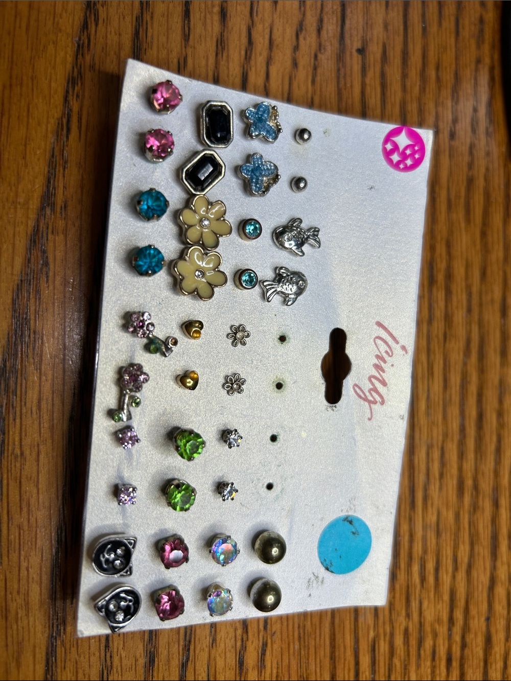 Mixed Stud Earring Set - Multicolor Gems